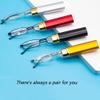FREAZE Mini Reading Glasses Compact Readers Portable Eyeglasses Light Weight Eyewear With Pen Clip Case Metal Frame +2.0 (Color : Gold, Size : +1.0) view 4