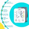Easy@Home Blood Pressure Monitor: Easy@Home Bluetooth Smart Large Cuff BP Monitor | Digital Sphygmomanometer | iOS & Android APP | EBP08B view 2