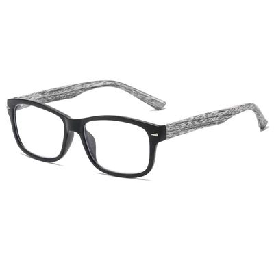 FREAZE Wooden Reading Glasses, Blue Light Proof Readers Eyeglasses With Striped Temples PC Frame For Men And Women 1.0x 2.0x (Color : White, Size : +3.5)