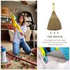 SHERCHPRY 10" Whisk Broom Set of 2, Handheld Straw Broom, Natural Corn Brooms, Portable Wooden Dust Duster for Car, Table, Furniture, Decorative Rustic Sweeper for Home, Garden, Xmas Decor view 3