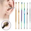 Ear Wax Removal Ear Wax Pickers Portable Ear Spoon Beauty Tools Ear Care Tool Stainless Steel Ear Curette Multifunction Health Care(Color Titanium 1) view 4
