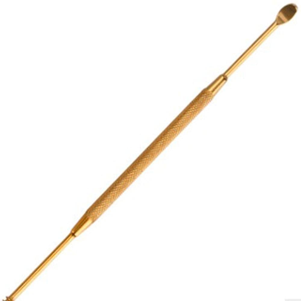 Ear Wax Removal Ear Wax Pickers Portable Ear Spoon Beauty Tools Ear Care Tool Stainless Steel Ear Curette Multifunction Health Care(Gold1)