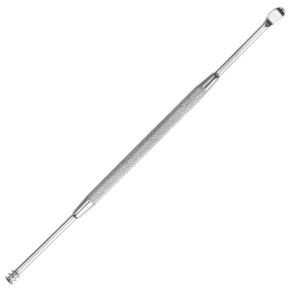 Ear Wax Removal Ear Wax Pickers Portable Ear Spoon Beauty Tools Ear Care Tool Stainless Steel Ear Curette Multifunction Health Care(Silver2)
