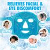 Perfect Remedy Face Ice Pack, Reusable Hot & Cold Ice Face Mask, Gel Compress for Helping with Puffy Eyes and aiding in Conditions of Swelling, Facial Spa Cooling Mask for Women and Men (Blue) view 2
