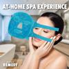 Perfect Remedy Face Ice Pack, Reusable Hot & Cold Ice Face Mask, Gel Compress for Helping with Puffy Eyes and aiding in Conditions of Swelling, Facial Spa Cooling Mask for Women and Men (Blue) view 4
