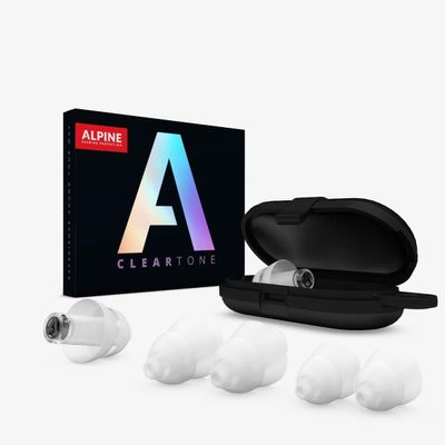 Alpine ClearTone Reusable Earplugs for Noise Reduction  21dB High Fidelity Concert Ear Plugs for Music, Work & Noise Sensitivity  Soft, Comfortable, S/M/L