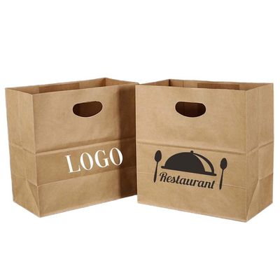 100PCS Custom Packing Bags Personalized Paper Gift Bags with Handles Craft Gift Bags with Business Logo Promotion Items
