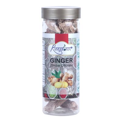 Ramaroma Ginger (Adarak Sabut) Whole, Spice 3.5oz (100g) ~ All Natural | Vegan | Gluten Friendly | NON-GMO |Organic Sonth/Ginger Pure/Dry Adrak/Dry Ginger/Pure Sabut Saunth