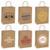 100PCS Custom Gift Bags Personalized Paper Gift Bags with Handles Craft Gift Bags with Business Logo Promotion Items view 2