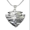 Amazing Gemstone Silver Coated Fancy Jasper Arrowhead Necklace - Men's & Women's Arrowhead Necklace - Gifts for Men, Teen Boys - Stocking Stuffers view 1