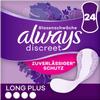 Always Discreet Incontinence Pads for Women Long Plus Pack 24, Absorb Odours and Moisture, Prevent Leaks view 1