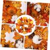 COHEALI Wreaths for Windows Halloween Decor and Decor Beautiful Flower Christmas Wreath with for Decoration Light Home Festival Garland Halloween Leaf Wedding Pumpkin Home Decor view 2