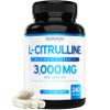 L Citrulline 3000mg Supplement (240 Capsules) Support L Arginine & Nitric Oxide Pills - L-Citrulline For Men & Women - Muscle Recovery & Pump Supplement - 3rd Party Tested, Vegan, Non-GMO - USA Made view 1