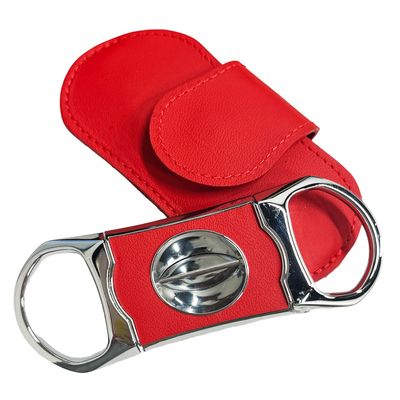 Brizard & Co. V Cutter with Pouch (Racing Red)