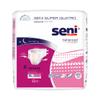 Seni Super Quatro Unisex Adult Incontinence Briefs with Tabs, Size X-Large (55"-67"), 8 Count (1 Pack of 8), Severe Absorbency, Disposable Overnight Briefs for Men & Women view 1