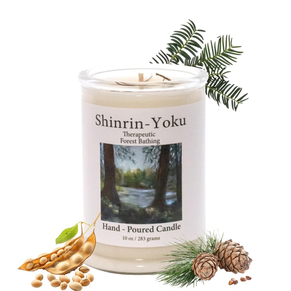 ADK Shinrin Yoku Scented Candle, 10 Oz Aromatherapy Candle, Proudly Poured in The USA, Natural Wax for Relaxation and Home Dcor, for Gift, Kitchen, and Living Spaces