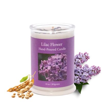 ADK Lilac Scented Candle, 10 Oz Aromatherapy Candle, Proudly Poured in The USA, Natural Wax for Relaxation and Home Dcor, for Gift, Kitchen, and Living Spaces