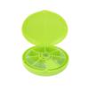 7 Day Pill Case Seven Grids Rotating Pills Box Round 7 Compartments Pills Container Lunch Box for Vitamins and Fish Oils Home Travel (Green), Pill Lunch Box, 7 Grids Rotating Pills Box Seven Grid view 1