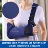Willcom Arm Sling for Shoulder Injury with Waist Strap - Immobilizer Brace Support for Sleeping, Rotator Cuff Surgery(Comfort Version, Right, Medium, 28.5-41 inch) view 3