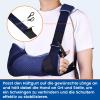 Willcom Arm Sling for Shoulder Injury with Waist Strap - Immobilizer Brace Support for Sleeping, Rotator Cuff Surgery(Comfort Version, Right, Medium, 28.5-41 inch) view 4