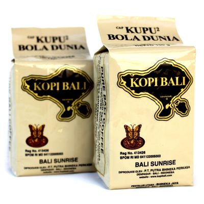 Kupu Kupu Bola Dunia Bali Coffee Bali Sunrise Powder 100g Pack of 2