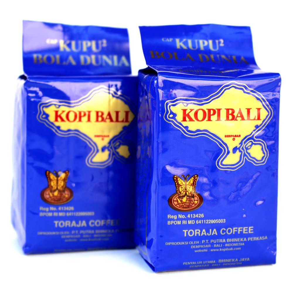 Kupu Kupu Bola Dunia Bali Coffee Toraja Coffee Powder 100g Pack of 2