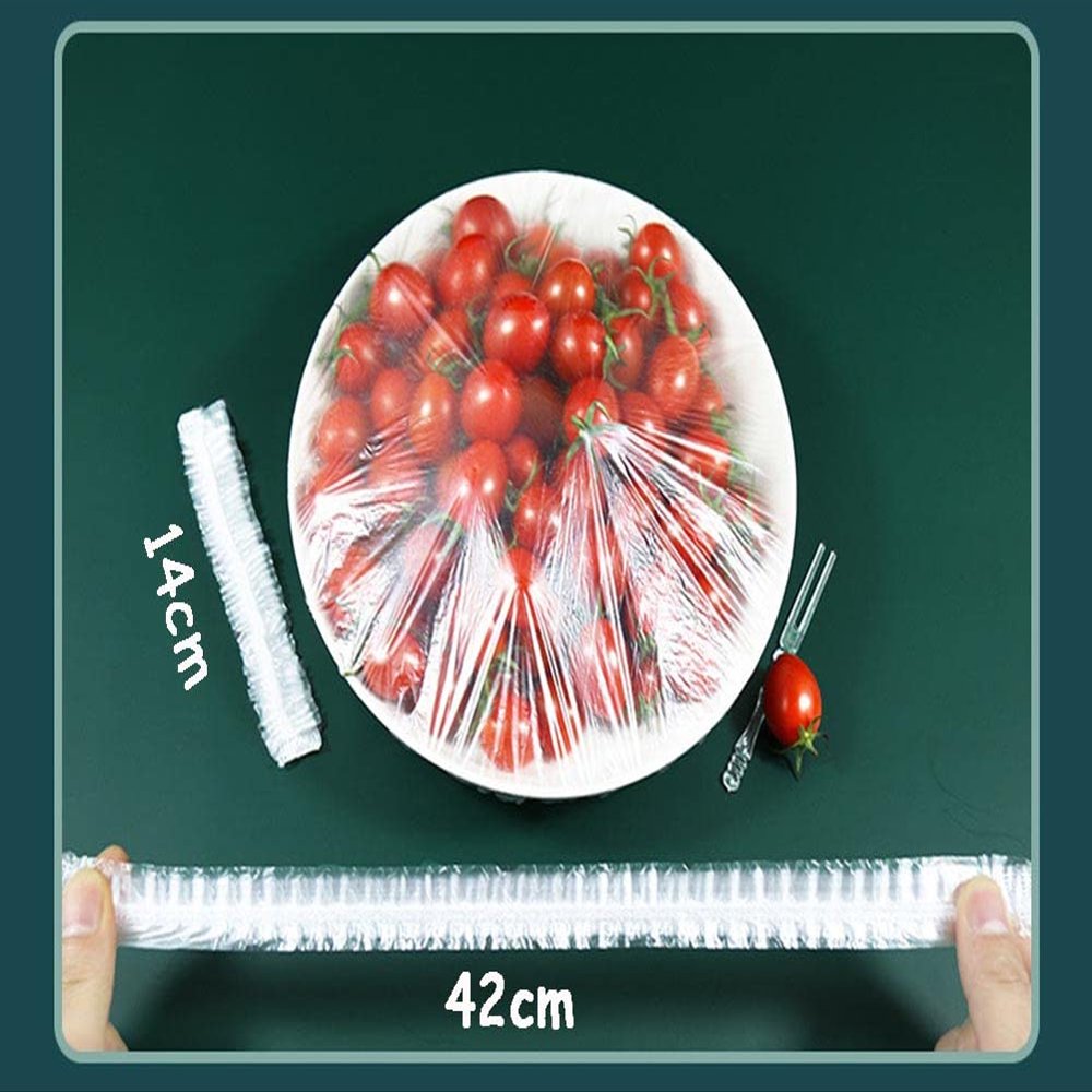 100pcs Disposable Food Cover Plastic Paper