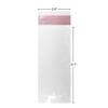 UOFFICE Clear Resealable Cellophane Bags, 2.4" x 5.1" view 1