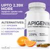 Advanced Apigenin Supplement with Resveratrol for Superior Bioavailability 50mg Apigenin for Sleep Support Without Melatonin- Complements Magnesium Threonate, L Theanine- 120 Capsules, Vegan Friendly view 3