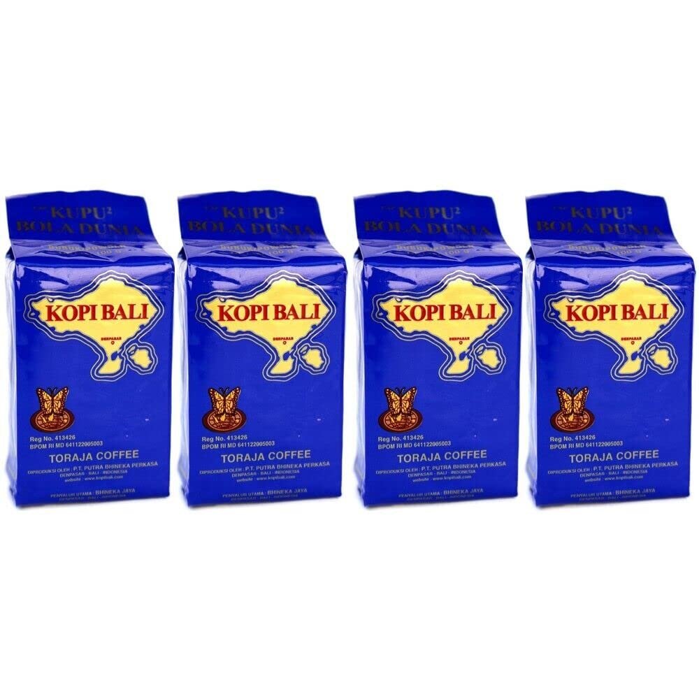 Kupu Kupu Bola Dunia Bali Coffee Toraja Coffee Powder 100g Pack of 4