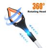 2-Pack Grabber Reacher Tool,32 Inch Extra Long Foldable Pick Up Stick with Strong Grip Magnetic,360Rotating Anti-Slip Jaw,Trash Claw Grabber Tool,Trash Picker Tool for Outdoor & Indoor (Orange) view 2
