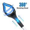 2-Pack Grabber Reacher Tool,32 Inch Foldable Reacher Grabber Pickup Tool with Strong Grip Magnetic,360Rotating Anti-Slip Jaw,Trash Claw Grabber Tool,Grabbers for Seniors for Outdoor & Indoor (Blue) view 2