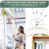 Wall Cleaner, Wall Cleaner Mop Green Mop for Walls Max 66 Wall Mop with Long Handle, Ceiling Dust Mop with 15Labor-Saving Extension Pole, Green Wall Cleaner with Long Handle, Wall Washing Mop view 2