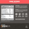 MTN OPS Ignite Lite Energy Drink Powder Gluten Free Nitric Oxide Supplement Drink Mix, L Arginine, L Citrulline, Caffeine & Nootropic Sugar Free Drink Mix, 45 Servings, Pink Citrus view 3