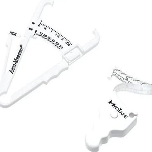 Accu-Measure Myotape Body Measure Tape and Accu-Measure Body Fat Caliper Bundle