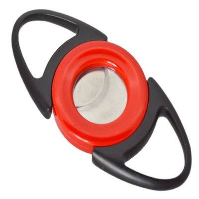 Visol Bullseye Double Guillotine Cigar Cutter (Red)