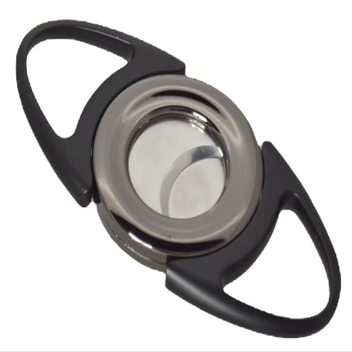 Visol Bullseye Double Guillotine Cigar Cutter (Gunmetal)