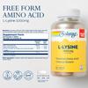 SOLARAY L-Lysine, Free-Form 1000 mg, Essential Amino Acid Immune Support Supplement with Vitamin C 1,000 mg and Zinc 25 mg, Value Size, Lab Verified, 60-Day Guarantee, 60 Servings, 180 Tablets view 2