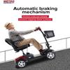 Folding Mobility Scooter for Seniors 4 Wheel Scooter for Adults Electric Medical Scooter Compact for Travel - Electric Powered Wheelchair Device - Compact Heavy Duty Mobile (M1 Red) view 3