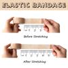 Chewarelly 8 Pack 1 in x 5 Yards Cohesive Wrap Self Adhesive Bandage Wrap Elastic Self Adherent Wrap Self Stick Vet Tape for Athletic, Wrist, Ankle, Knees, Pets (White) view 3