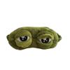 Funny 3D Frog Sleep Mask, Green Cute Cartoon Sad Frog Blindfold Cover, Super Soft Eye Blinder for Travel Office Snap Yoga Gift view 1