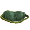 Funny 3D Frog Sleep Mask, Green Cute Cartoon Sad Frog Blindfold Cover, Super Soft Eye Blinder for Travel Office Snap Yoga Gift view 3