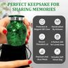 Graceful Small Urns for Human Ashes Keepsake Elegant Cremation Urn for Cherished Memories Tiny Urn Keepsakes Mini Urns for Human Ashes (Green, Set of 4) view 4