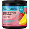 KEY NUTRIENTS Electrolytes Powder No Sugar - Juicy Strawberry Lemonade Electrolyte Powder - Hydration Powder - No Calories, Gluten Free Keto Electrolytes Powder - 90 Servings - Made in USA view 1