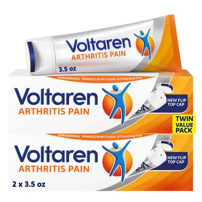 Voltaren Arthritis Pain Gel for Powerful Topical Arthritis Pain Relief - New Easy Open Cap - 100 g x 2