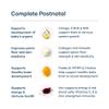 BabyRx Complete Postnatal+, Postnatal Vitamins with Omega-3 DHA, EPA, Collagen, Folate, Iron, 60 Capsules, 30 Servings, OBGYN-Recommended view 4