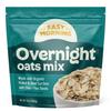 Easy Morning Overnight Oatmeal Mix, Organic Ingredients, Naturally Gluten-Free, No Sugar Added, Soak and Go Breakfast with Chia, Flax, and Rolled Oats, 15 oz (10 servings) view 1
