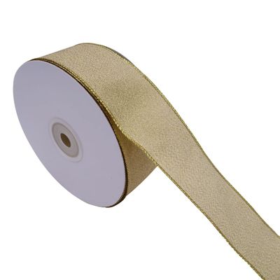 YASECO 38mm Wired Edge Ribbon for Bows for Crafts Gift Wrapping Christmas Tree Decor Decorate Lace (Color : 1198, Size : 25 Yards)