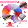 Woanger 500 Pcs Multicolor Organza Bags Bulk 4 x 6 Inch Small Drawstring Mesh Gift Bags Sheer Jewelry Pouches Sachet Candy Pouch for Wedding Favor Holiday Festival Birthday Party Shower view 3