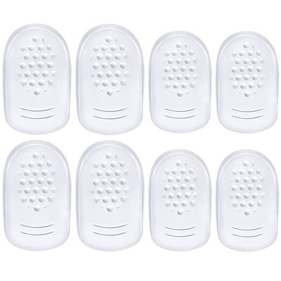 4Pairs Heel Pads for Women Shockproof Self-Adhesive Cushions for High Heels Sneakers More Comfortable Gel Inserts Prevent Foot